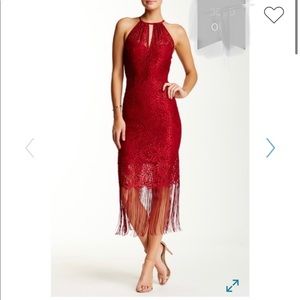 Minuet Lace Fringe Dress